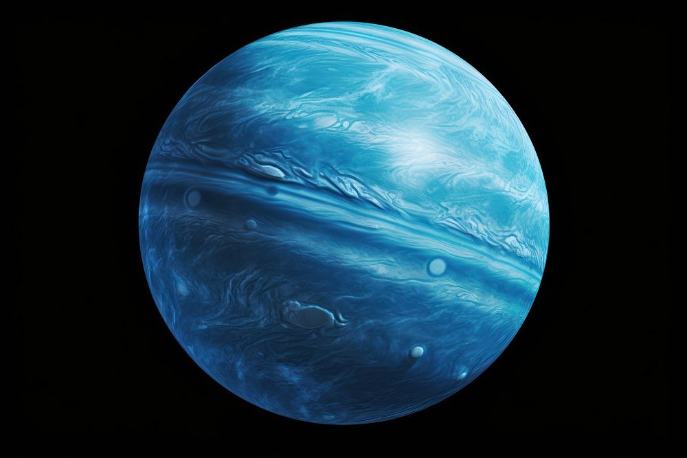 Neptune astronomy space planet. AI generated Image by rawpixel.
