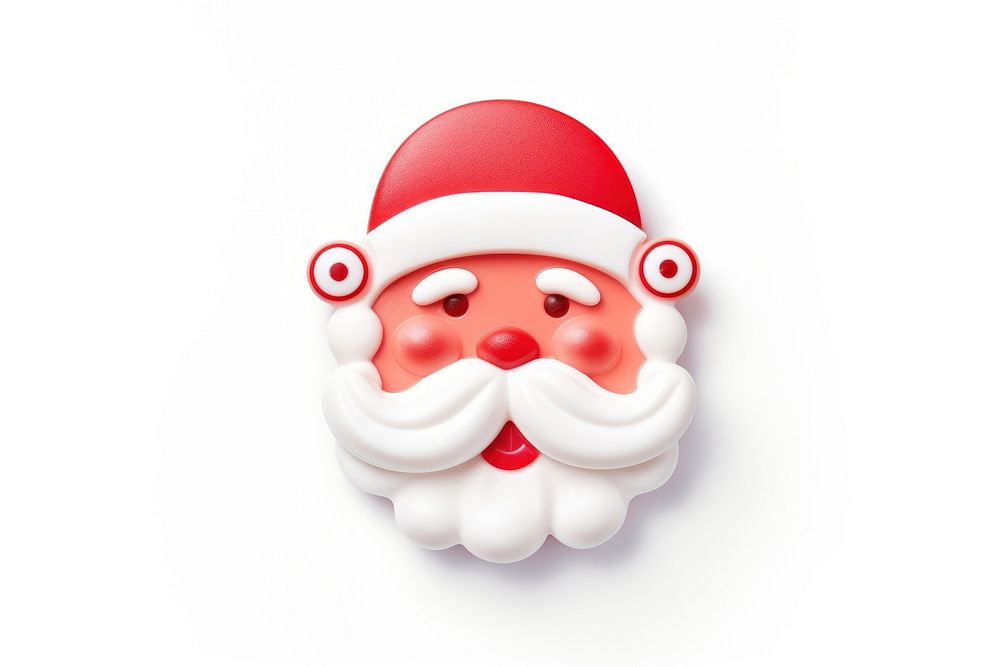 Santa Claus snowman red white background. AI generated Image by rawpixel.
