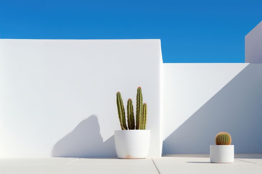 Minimal modern white building. AI generated Image by rawpixel.