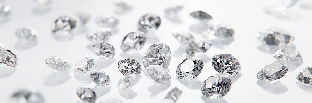 Diamond backgrounds gemstone jewelry. AI generated Image by rawpixel.