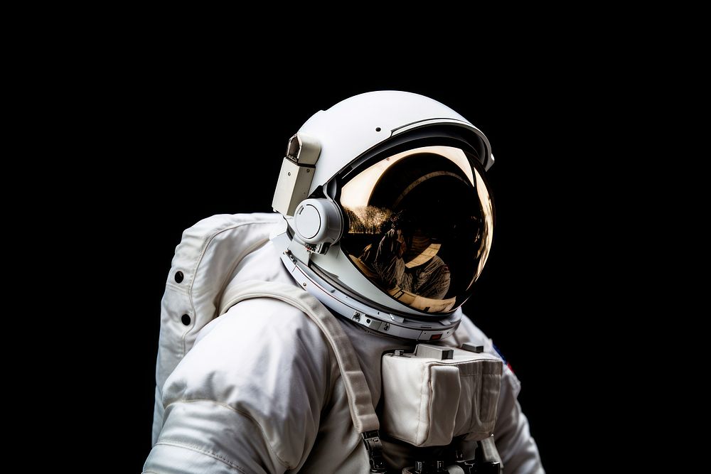 Astronaut helmet adult white. AI generated Image by rawpixel.