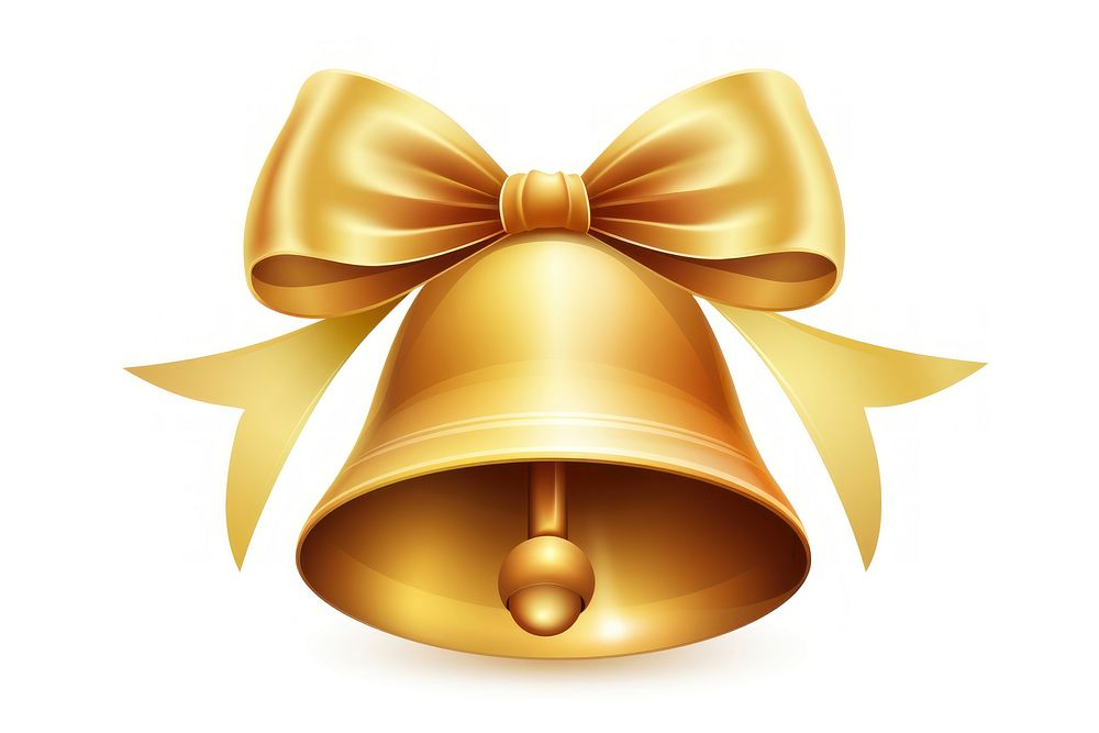 Bell bell christmas gold. AI generated Image by rawpixel.