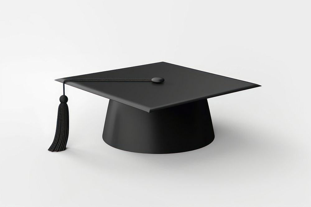 Graduation hat graduation white background intelligence. AI generated Image by rawpixel.