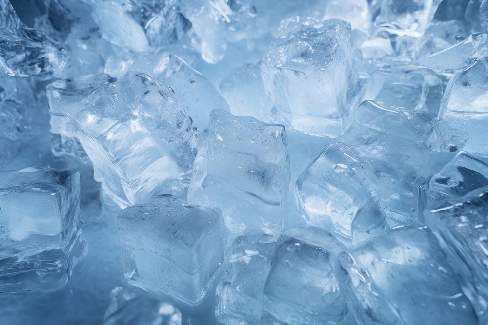 Ice cube backgrounds crystal freezing. AI generated Image by rawpixel.