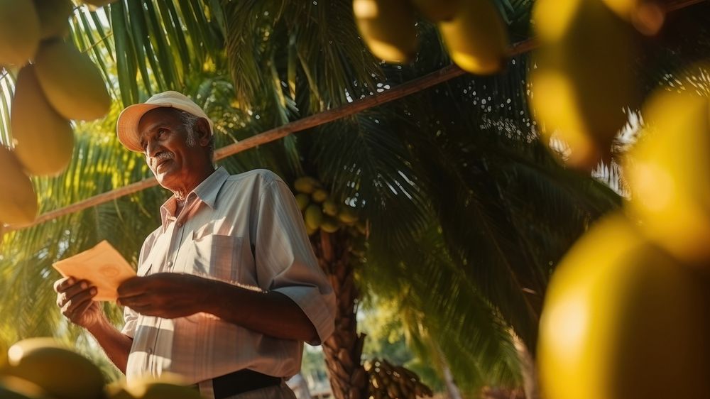 Adult agriculture sunlight standing.  