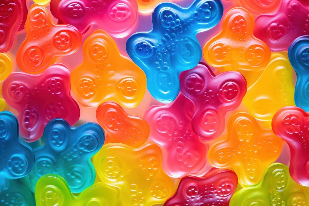 Jelly food confectionery backgrounds. AI generated Image by rawpixel.