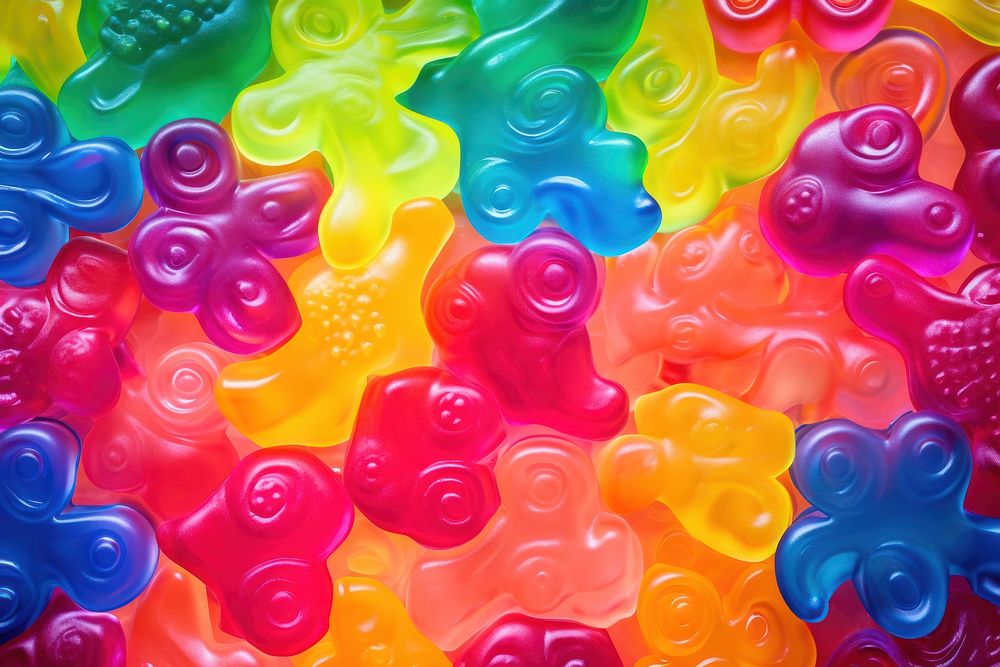 Jelly food confectionery backgrounds. 