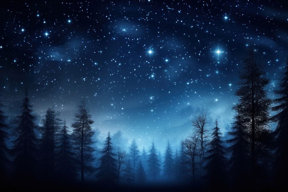 Night sky backgrounds outdoors nature. AI generated Image by rawpixel.