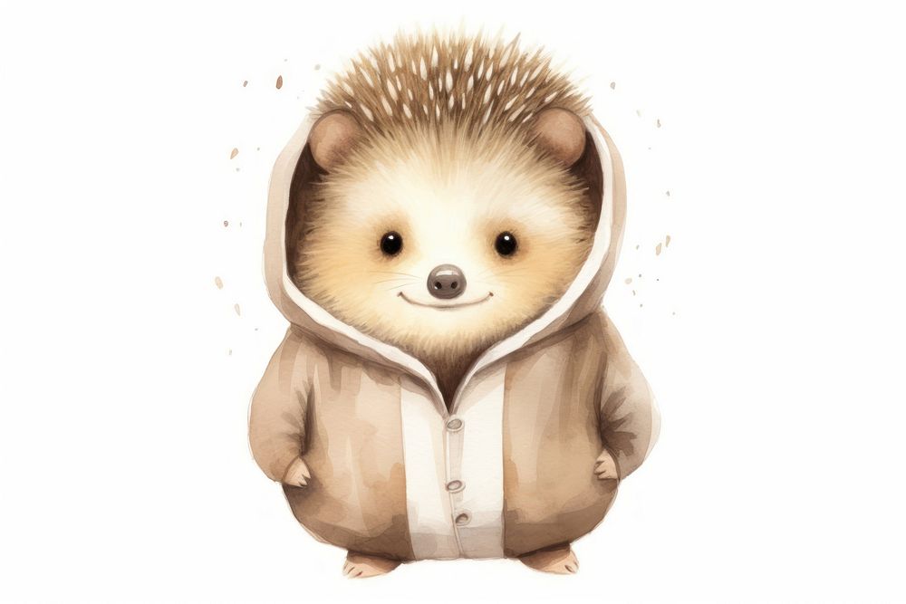Hedgehog mammal animal cute. AI generated Image by rawpixel.