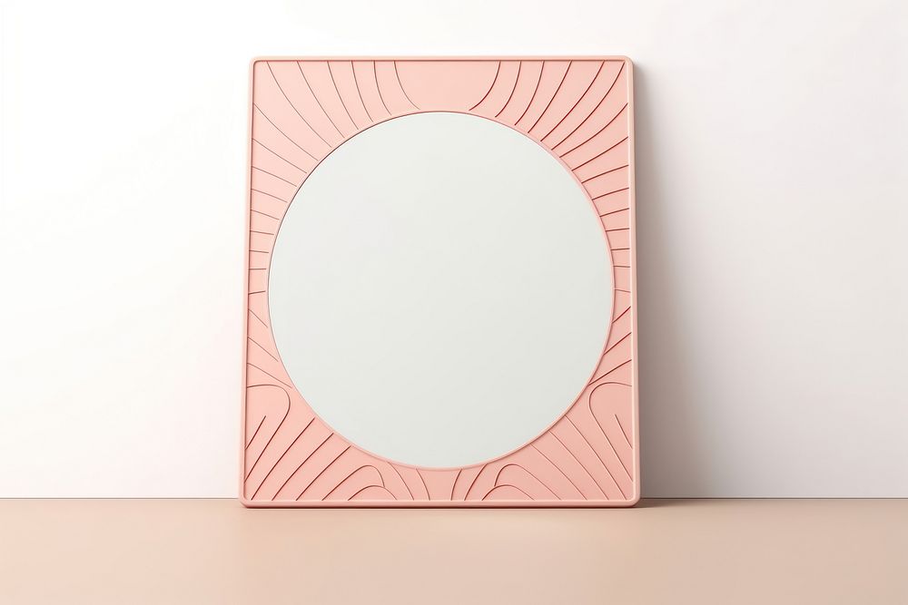 Abstract mirror, home decor. AI generated Image by rawpixel.
