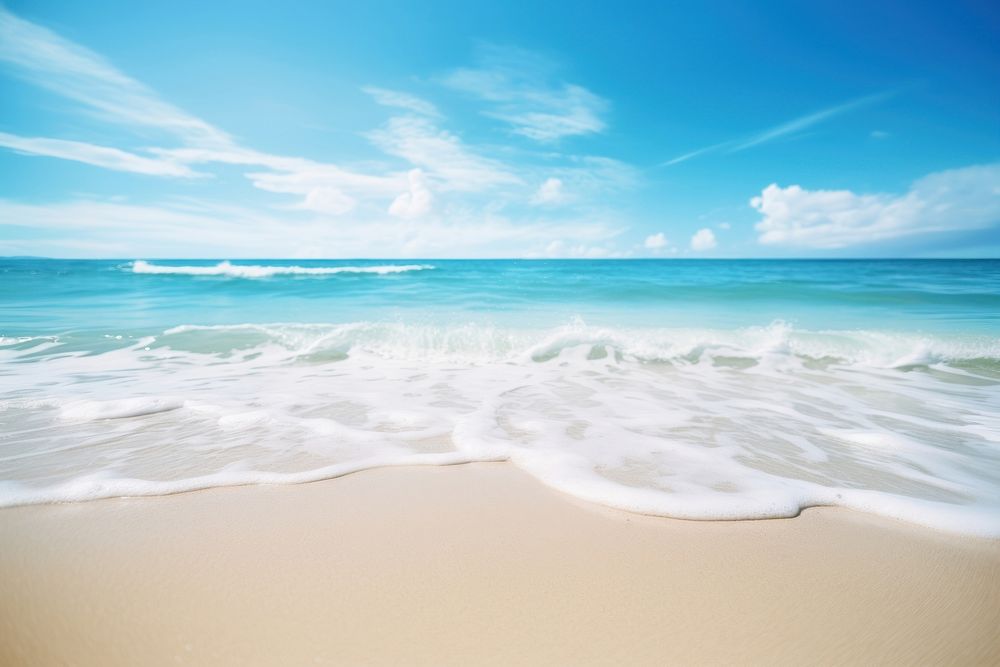 Beach background sky landscape outdoors. AI generated Image by rawpixel.