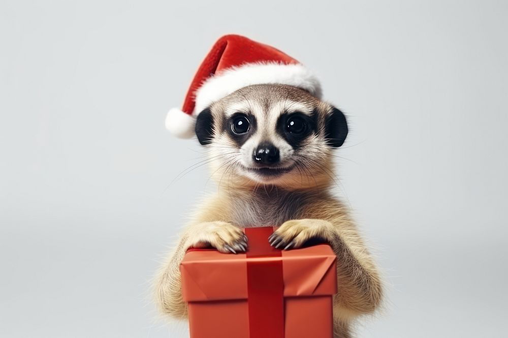 Animal christmas mammal gift. 