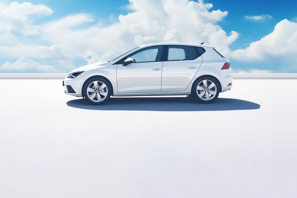 Hatchback vehicle wheel car. AI generated Image by rawpixel. 