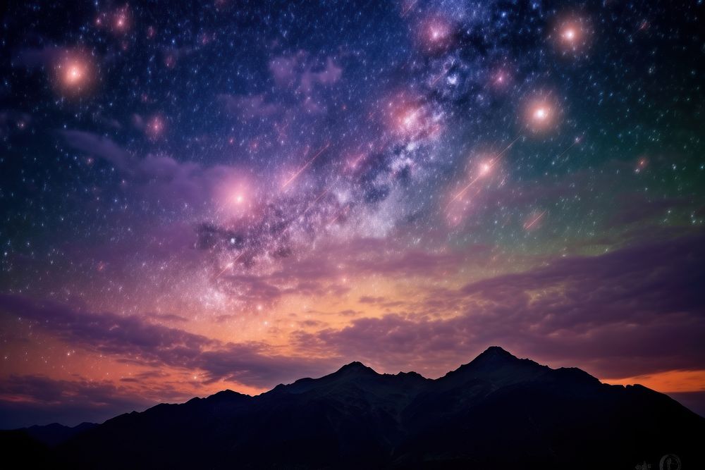 Space astronomy space landscape outdoors. AI generated Image by rawpixel.