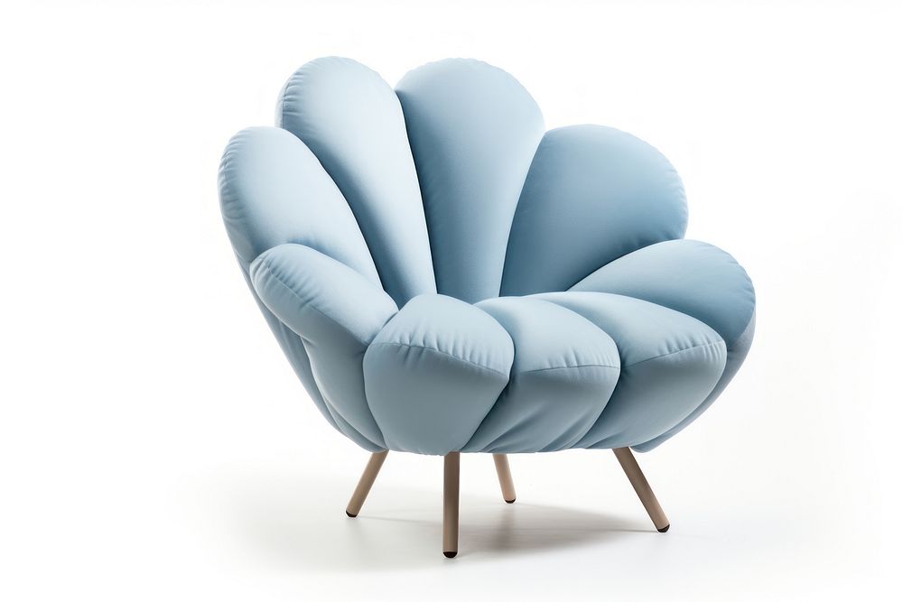 Blue armchair, home furniture. AI generated Image by rawpixel.