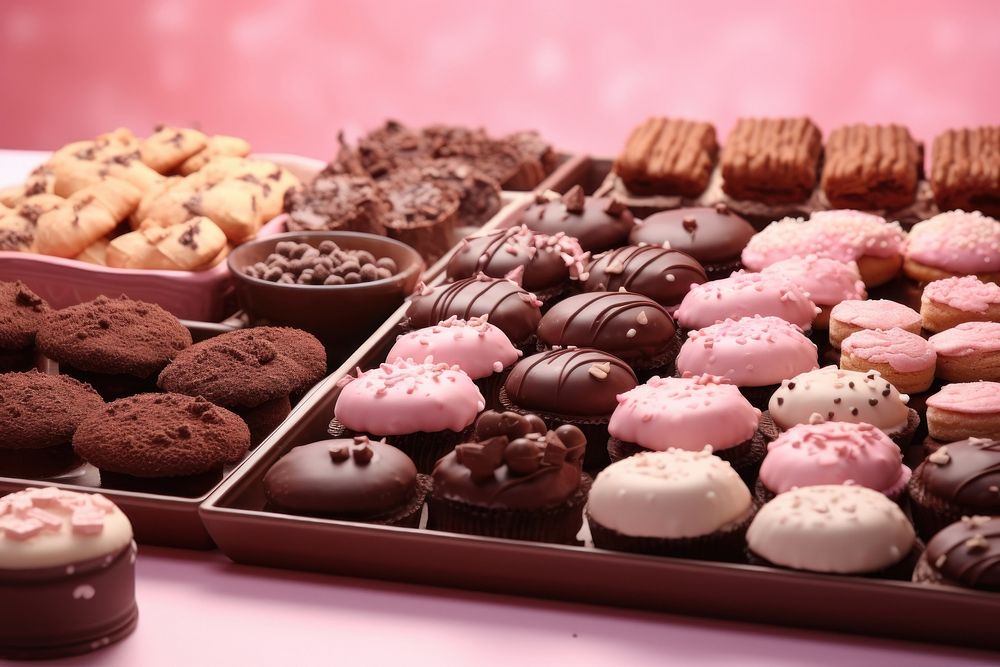 Bakery confectionery chocolate food. AI | Free Photo - rawpixel