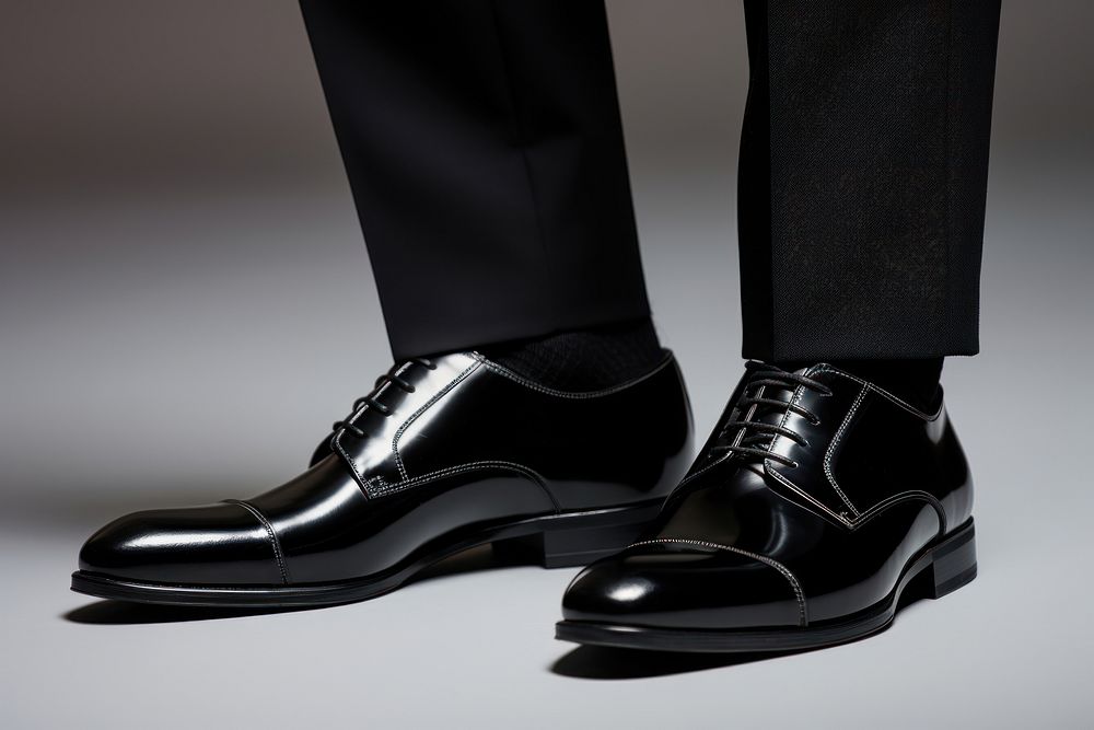 Shoe footwear black elegance. AI generated Image by rawpixel.