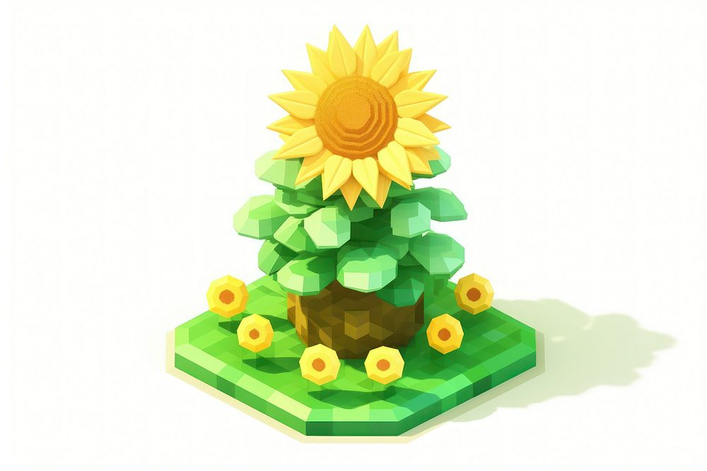 Spring sunflower plant green. AI generated Image by rawpixel.