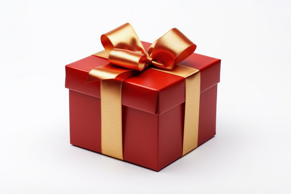 A celebrating new year opening present gift box white background. AI generated Image by rawpixel.