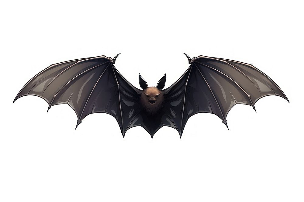 bat wing wildlife animal white | Free Photo Illustration - rawpixel