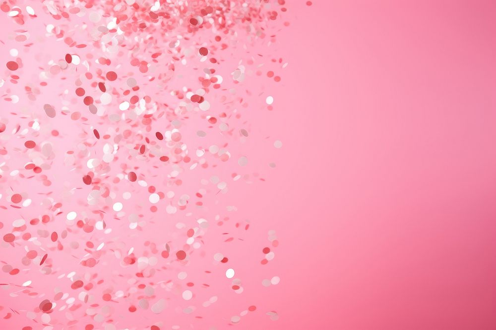 Confetti backgrounds glitter pink. AI generated Image by rawpixel.