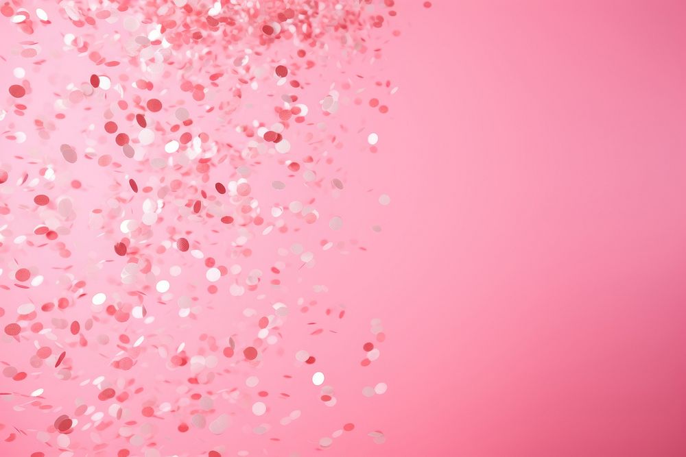 Confetti  glitter pink. 