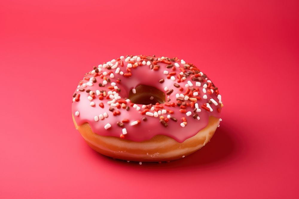 Donut dessert food cake. AI generated Image by rawpixel.