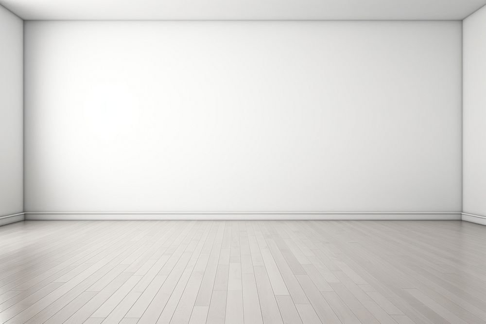 Blank wall with wooden flooring. 