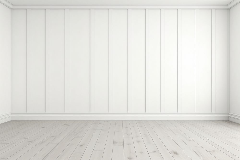 Blank wall with wooden flooring