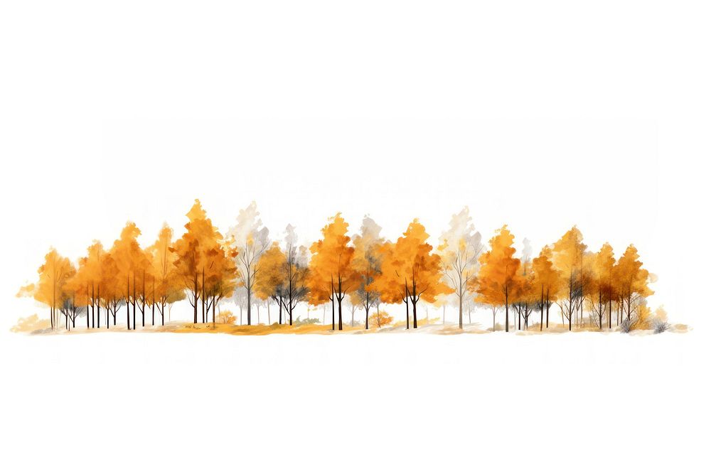 Autumn trees landscape outdoors nature. AI generated Image by rawpixel.