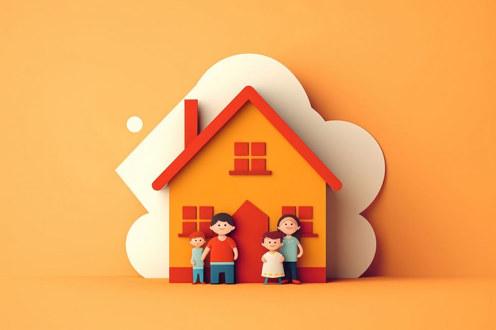 Family home architecture investment playhouse. AI generated Image by rawpixel.