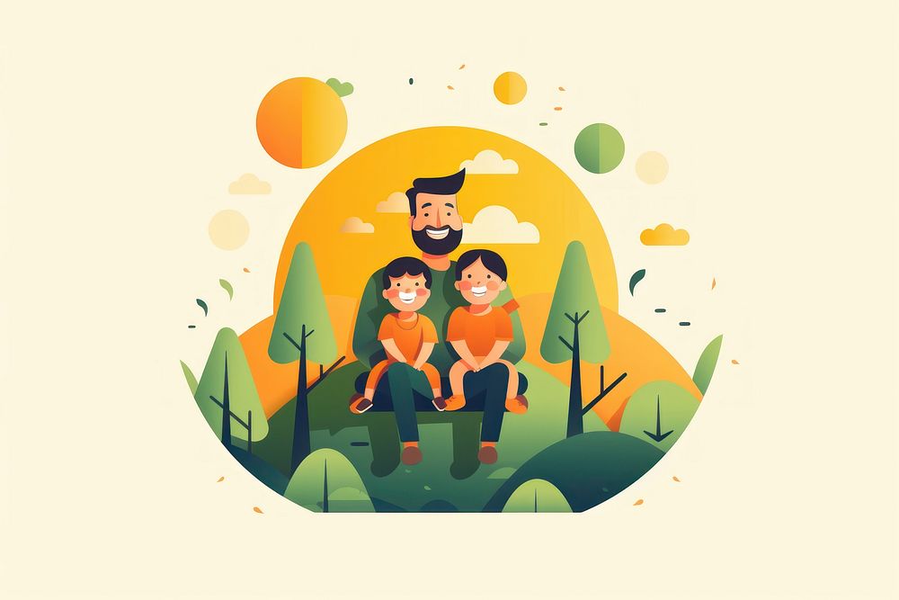 Happy parents fun togetherness friendship. AI generated Image by rawpixel.
