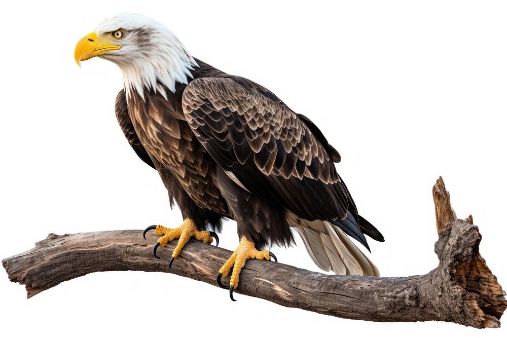 Animal nature branch eagle. AI generated Image by rawpixel.
