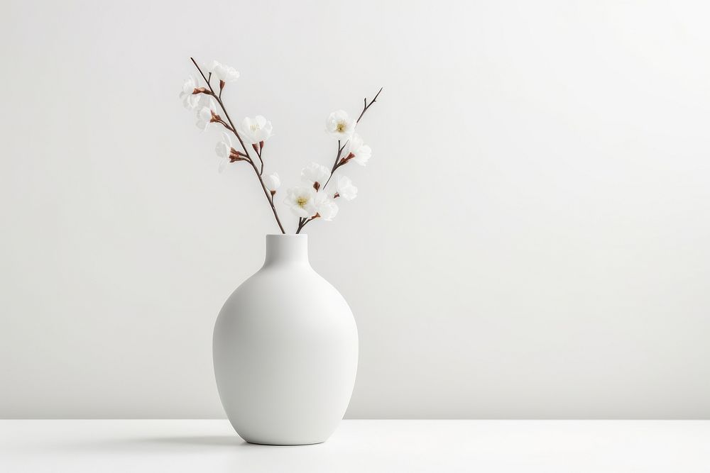 Flower vase, home decor. AI generated Image by rawpixel.