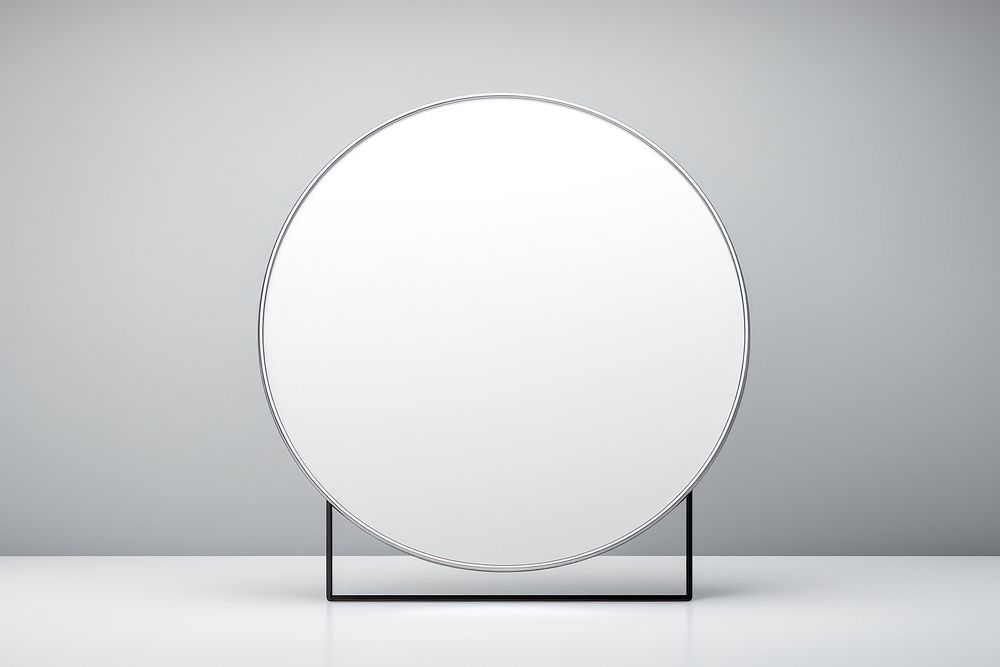Round mirror. AI generated Image by rawpixel.