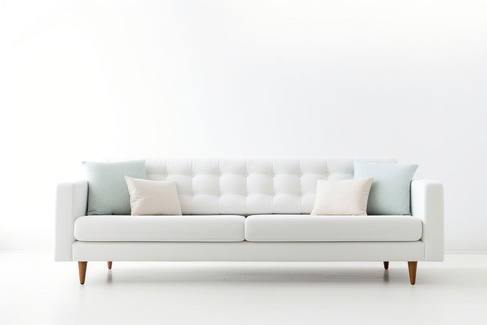 Sofa furniture cushion pillow. AI generated Image by rawpixel.