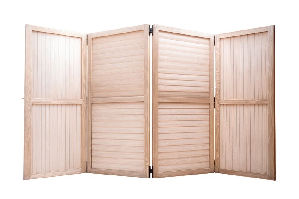 Wooden folding door gate architecture. AI generated Image by rawpixel.