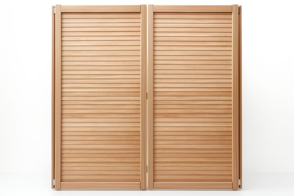 Wooden folding door shutter gate. AI generated Image by rawpixel.