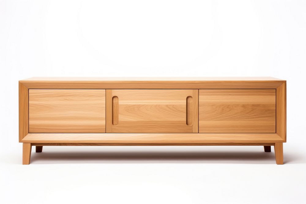 Tv cabinet sideboard furniture wood. AI generated Image by rawpixel.