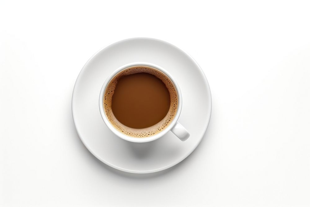 Coffee tray saucer drink cup. AI generated Image by rawpixel.