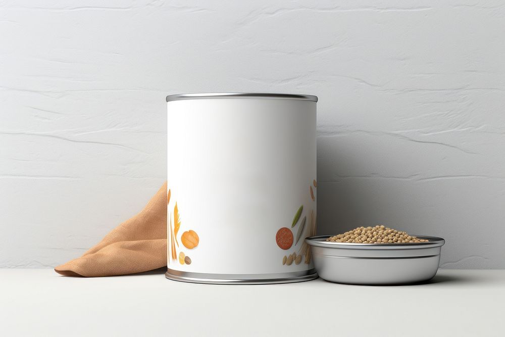 Pet food package set pet ingredient container. AI generated Image by rawpixel.