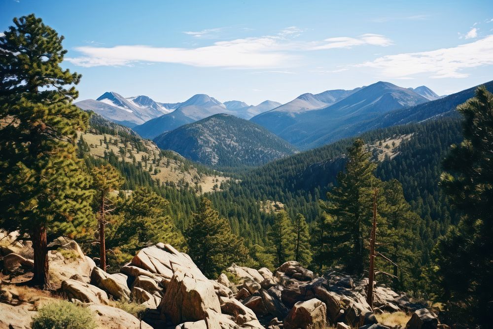 Rocky mountain national park wilderness landscape outdoors. AI generated Image by rawpixel.