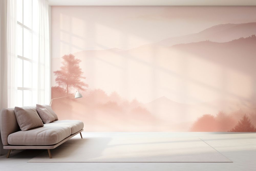 Wall architecture furniture wallpaper. AI generated Image by rawpixel.