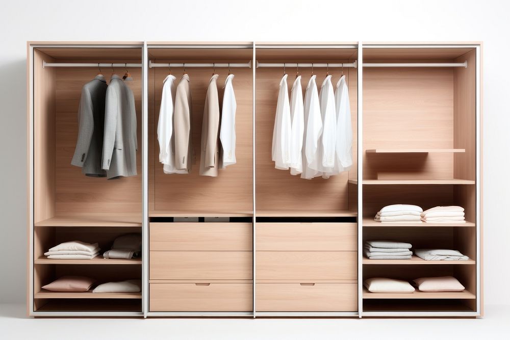 Wardrobe furniture cupboard closet. AI generated Image by rawpixel.
