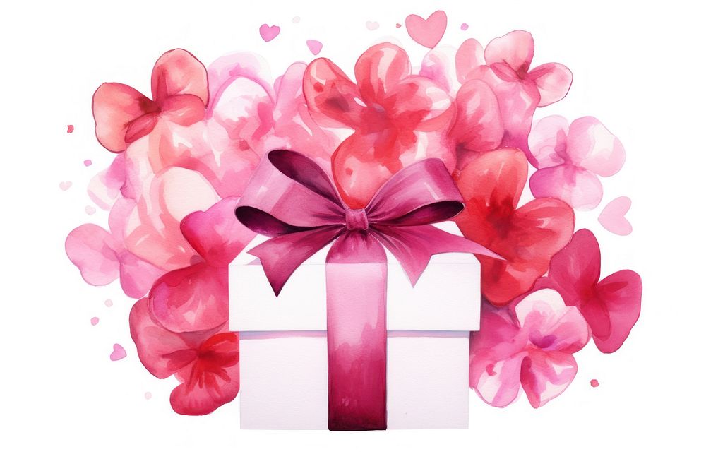Gift flower plant pink. AI generated Image by rawpixel.