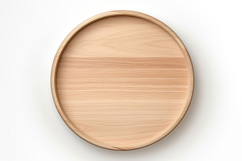 Wooden tray circle photo. AI generated Image by rawpixel.