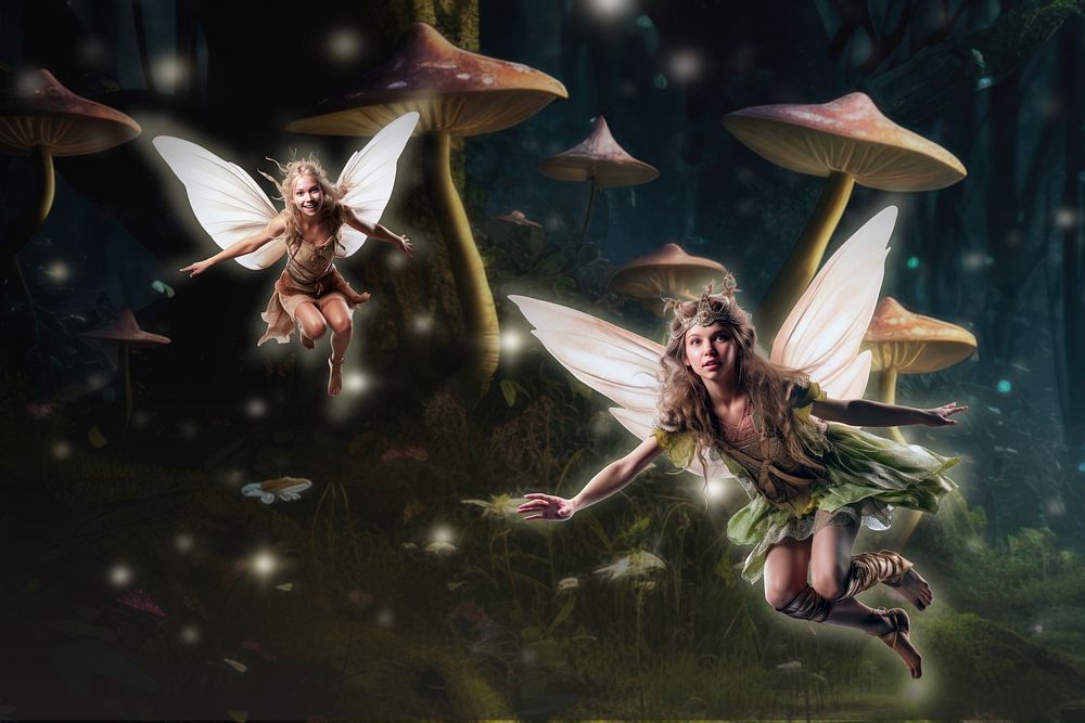 Enchanted forest fairies fantasy remix