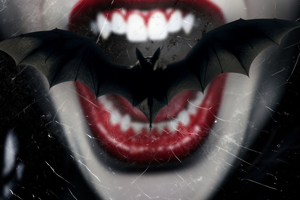 Vampire mouth spooky fantasy remix