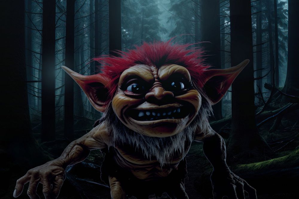 Scary troll spooky fantasy remix