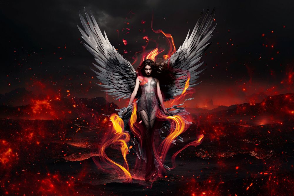 Cursed female angel fantasy remix